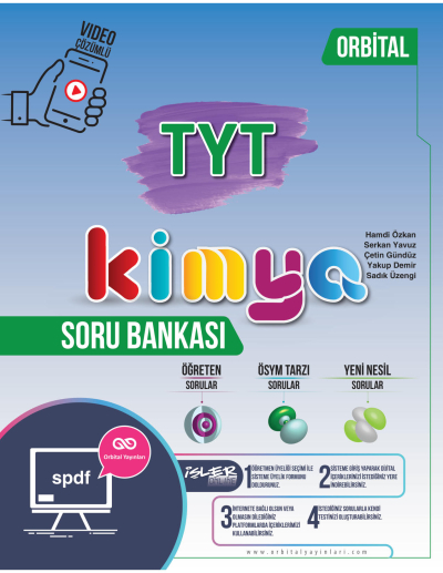 TYT Kimya Soru Bankası Orbital Limon Fotokopi