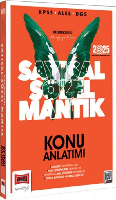 2025 KPSS ALES DGS Kelebek Serisi Sayısal Sözel Mantık Konu Anlatımı Yargı Yayınları Zeta Fotokopi