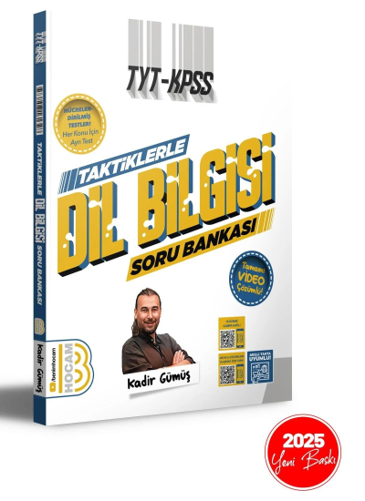 TYT - KPSS Taktiklerle Dil Bilgisi Tamamı Video Çözümlü Soru Bankası Benim Hocam Yayınları FotokoPink