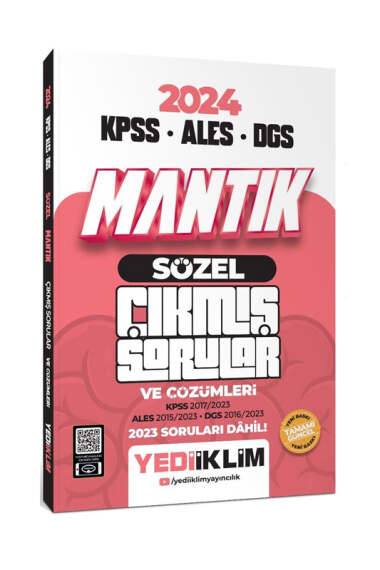 2024 KPSS ALES DGS Sözel Mantık Tamamı Çözümlü Çıkmış Sorular Zeta Fotokopi