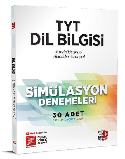 TYT Dil Bilgisi Simülasyon 30 ADET Denemeleri Detaylı Video Çözümlü FotokoPink