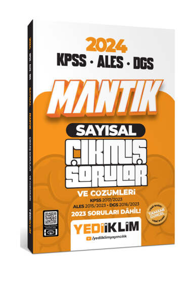 2024 KPSS ALES DGS Sayısal Mantık Tamamı Çözümlü Çıkmış Sorular (2015-2023) Zeta Fotokopi