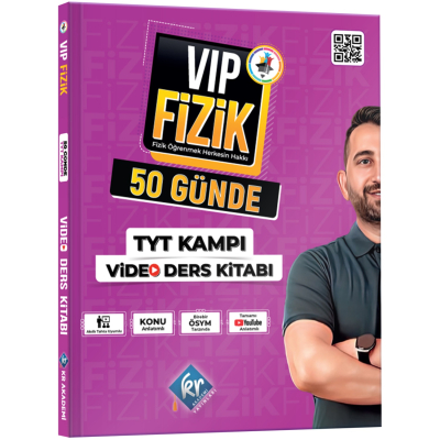 VİP Fizik 50 Günde TYT Kampı Video Ders Kitabı ANKA Fotokopi