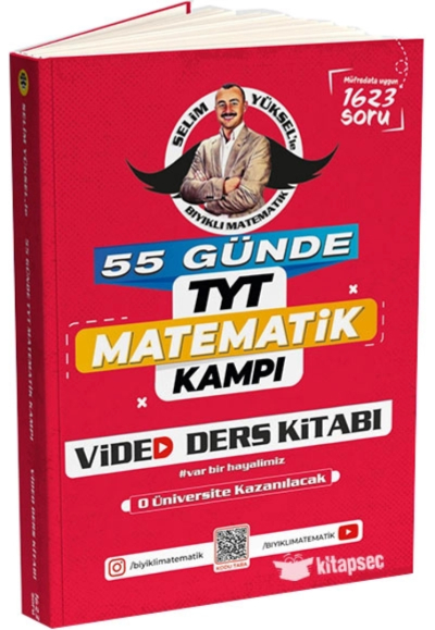 55 Günde TYT Matematik Kampı Video Ders Kitabı Bıyıklı Matematik ANKA Fotokopi