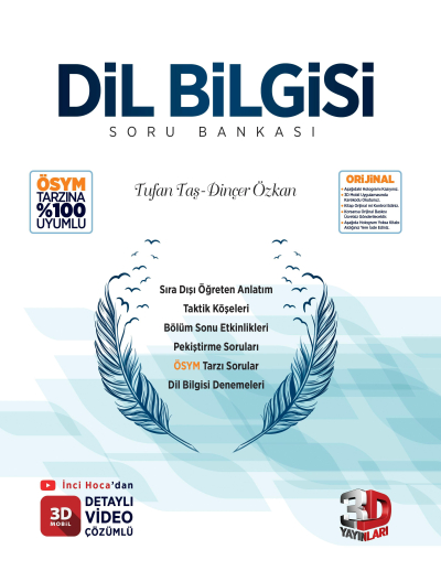 3D DİL BİLGİSİ SORU BANKASI FotokoPink